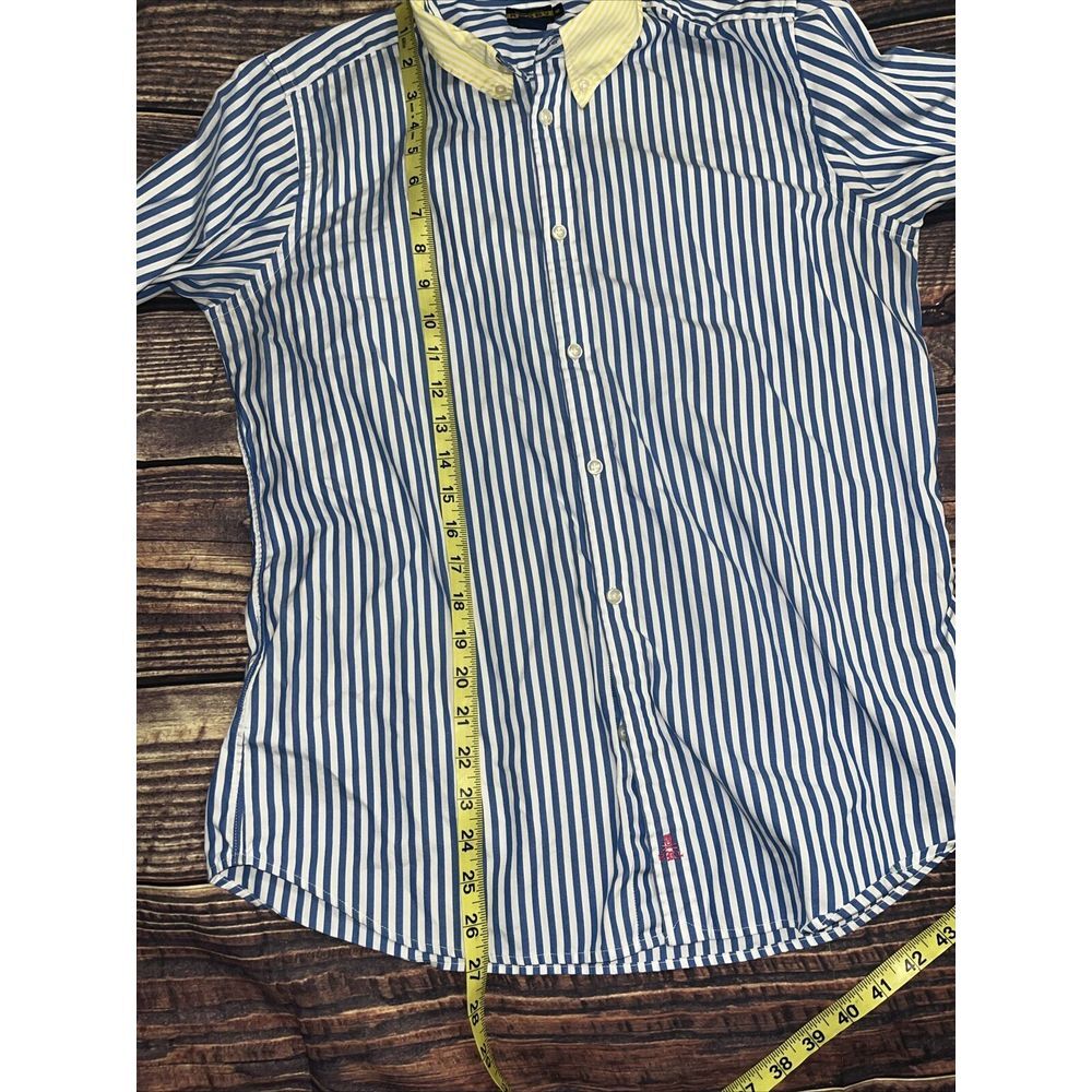 Ralph Lauren Rugby Vertical Striped Pastel Button Down Boys 12 - Picture 5 of 5
